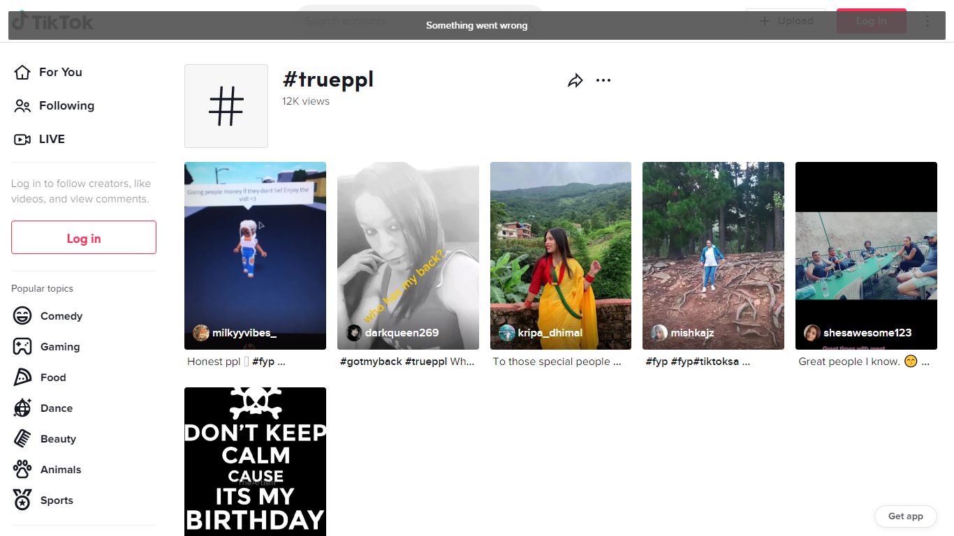 #trueppl Hashtag Videos on TikTok